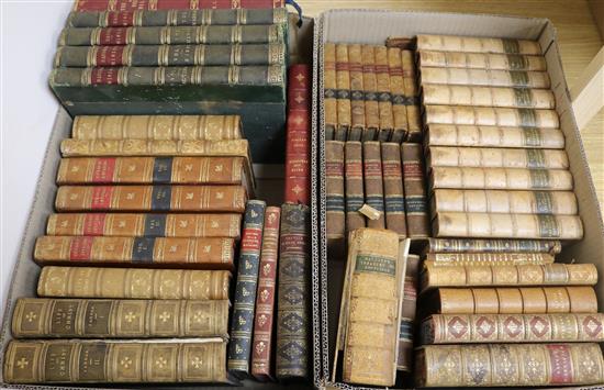 Bindings - 18th and 19th century leather, school prizes, etc. (2 boxes)